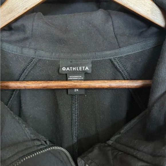 Athleta Black On My Way Triumph Full-Zip Hoodie - Picture 3 of 3